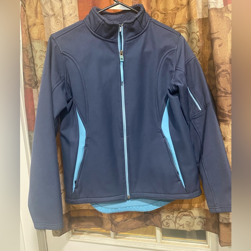 Champion Dark Blue and Sky Blue Fleece Jacket